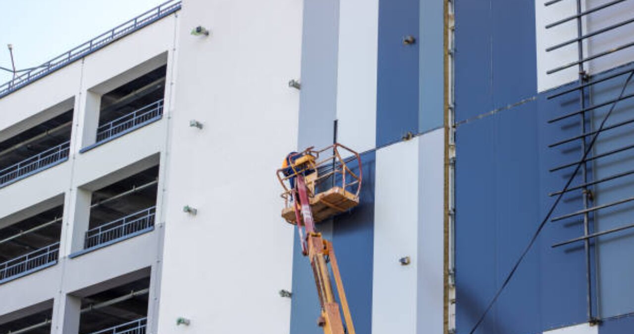 A clean warehouse concrete floor prepared using a professional prep method for commercial painting to ensure maximum coating adhesion