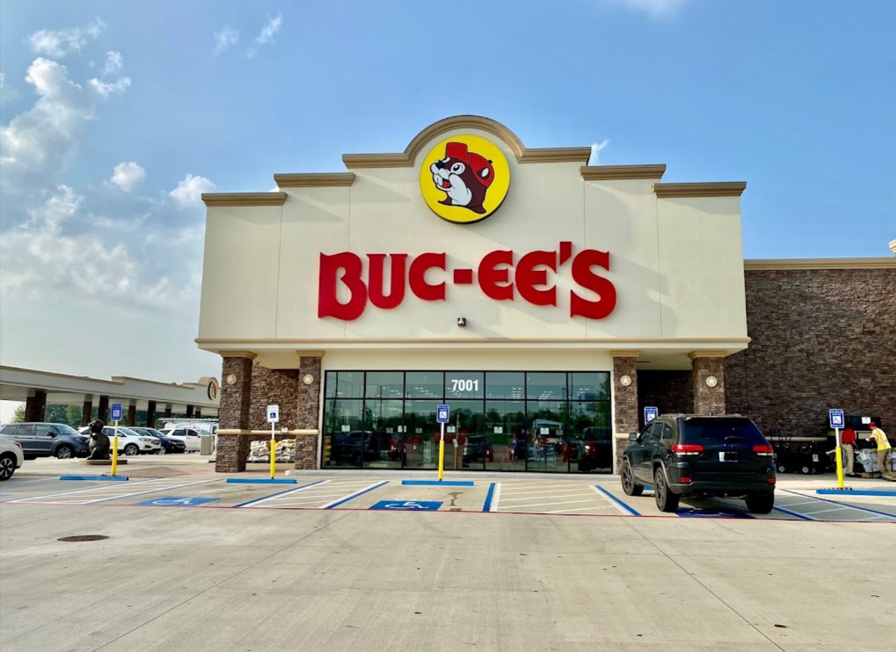 Buc-ee's travel center storefront with a professionally painted exterior, a commercial painting project completed by Southeast Painters